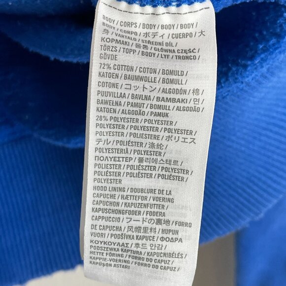 Vintage Y2K Abercrombie & Fitch Mens Medium Blue Muscle Hoodie Pullover - Picture 4 of 11